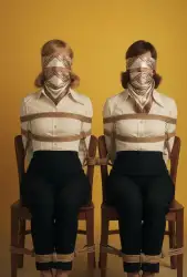 Photo of Our Gorgeous Girls in bondage.