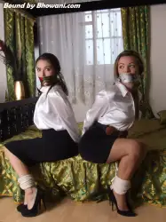 Photo of Our Gorgeous Girls in bondage.